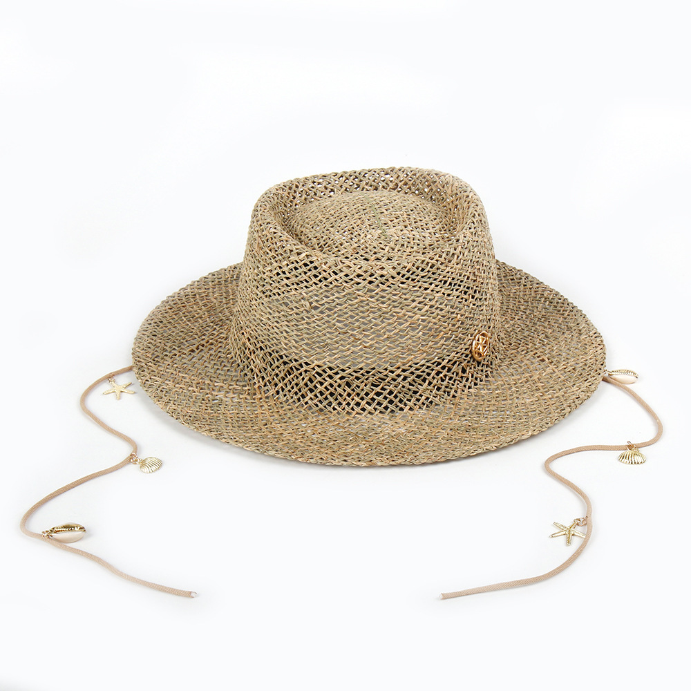 핫세일 유럽풍 미국풍 핀 디자인 밀짚모자 여성용 속이  - Bucket Hat Straw 리뷰 및 가격