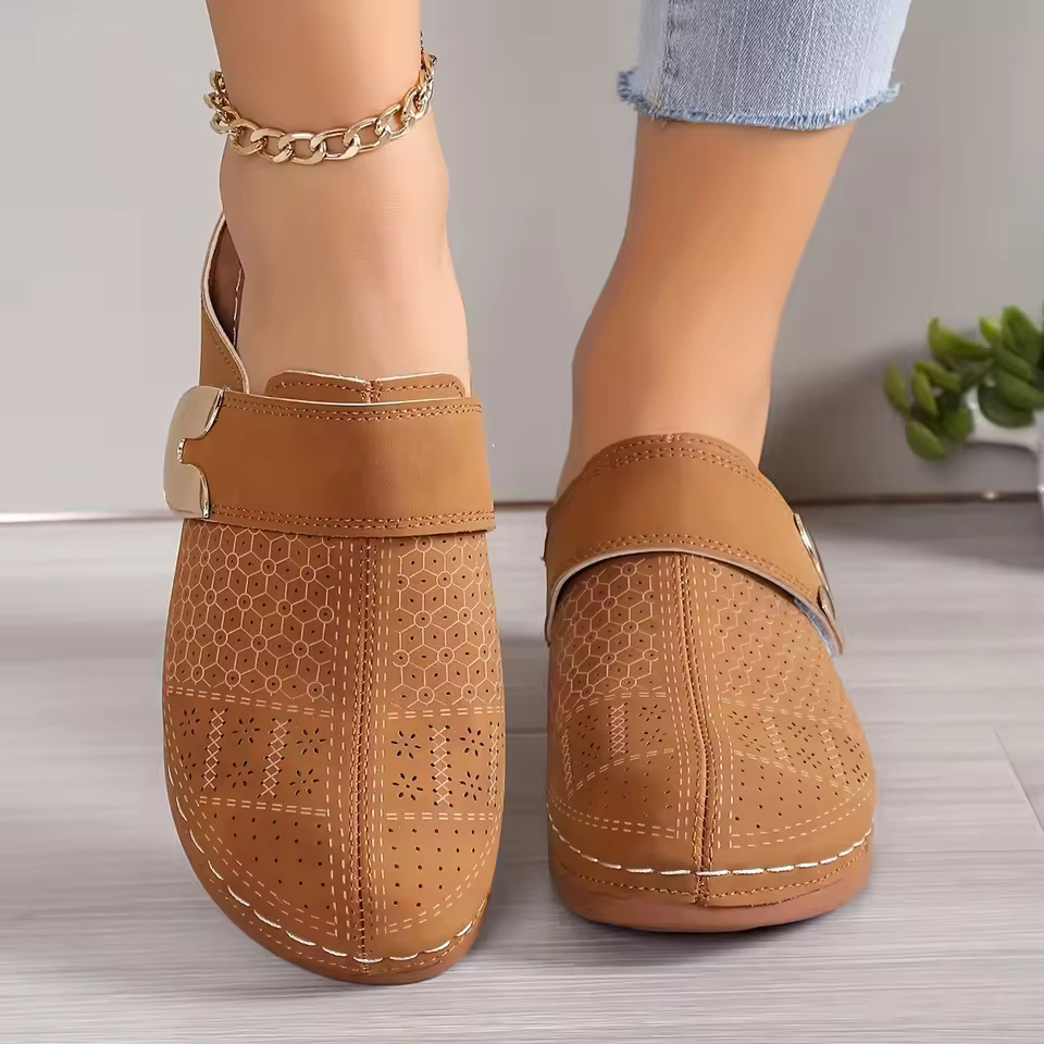 여성용 컴포트 뮬 슬립온 슈즈, 속이 빈 논슬립 플랫  - Espadrille Slip On 리뷰 및 가격