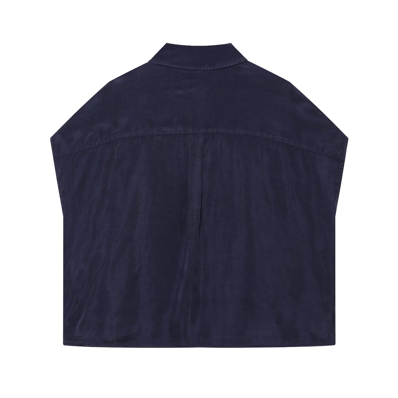 BSAY 새로운 여성 패션 라펠 민소매 셔츠 루즈핏 배 - Shirt Camp Collar 리뷰 및 가격